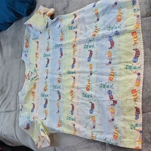 White Cross Scrub Top